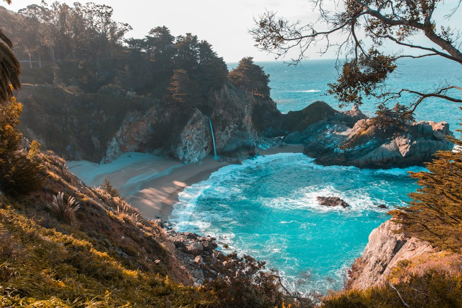 Romantic beach getaway and sunset dinner